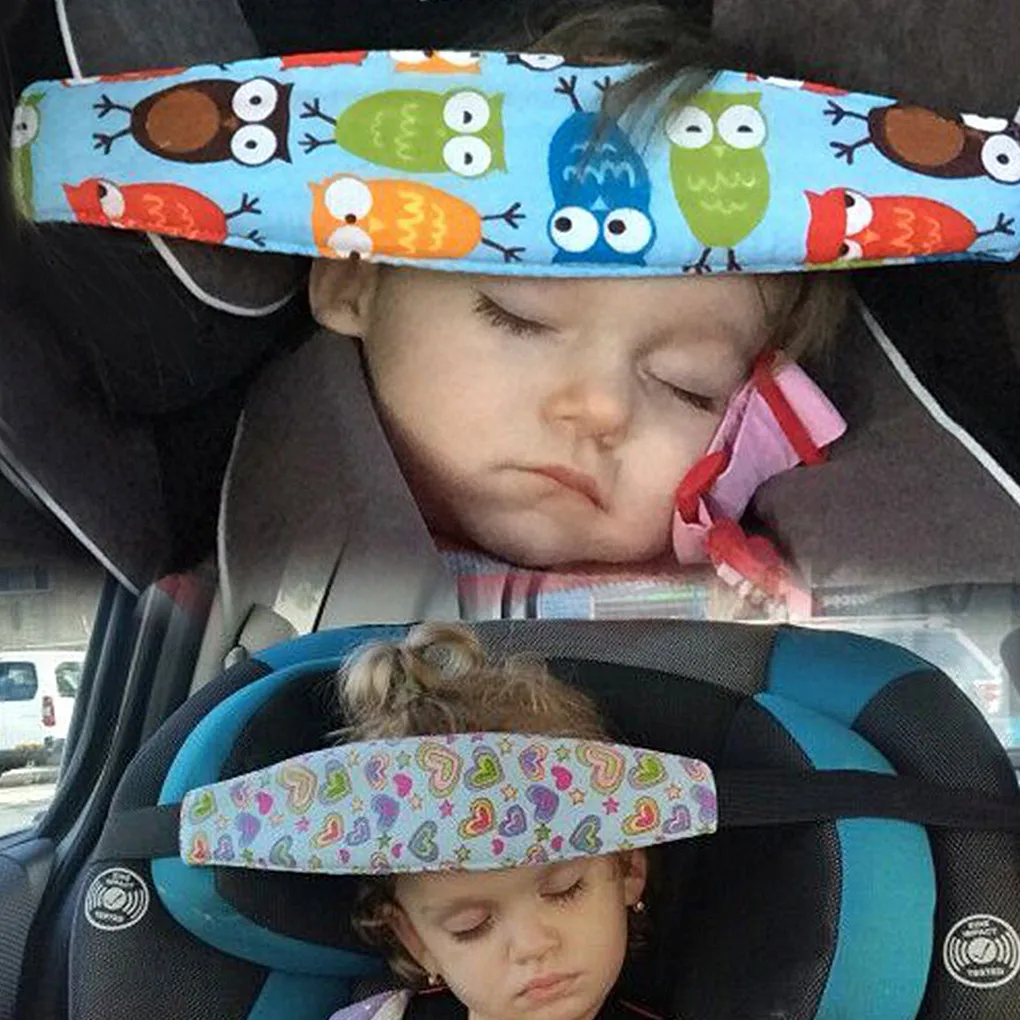 Car Seat Head Support Baby Sleep Positioner Fastening Belt