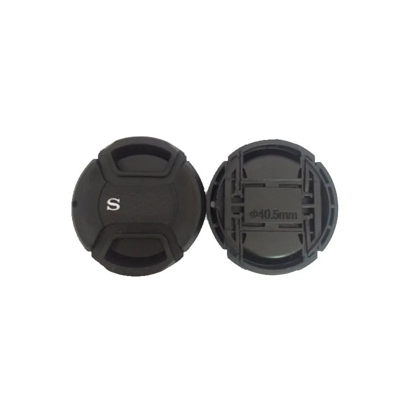 

30pcs/lot 40.5mm 49mm 55mm center pinch Snap-on cap cover LOGO for Sony camera Lens
