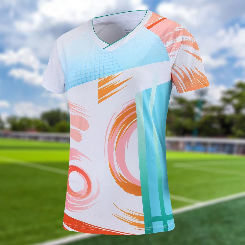 Sports T Shirt Badminton Women Workout Tennis Quick Dry Fitness Training Tshirts 3D Prints Ping Pong Jerseys