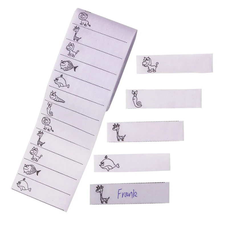

Handwritten name with clothing fabric label 100 washable cloth labels for clothing sewing accessories