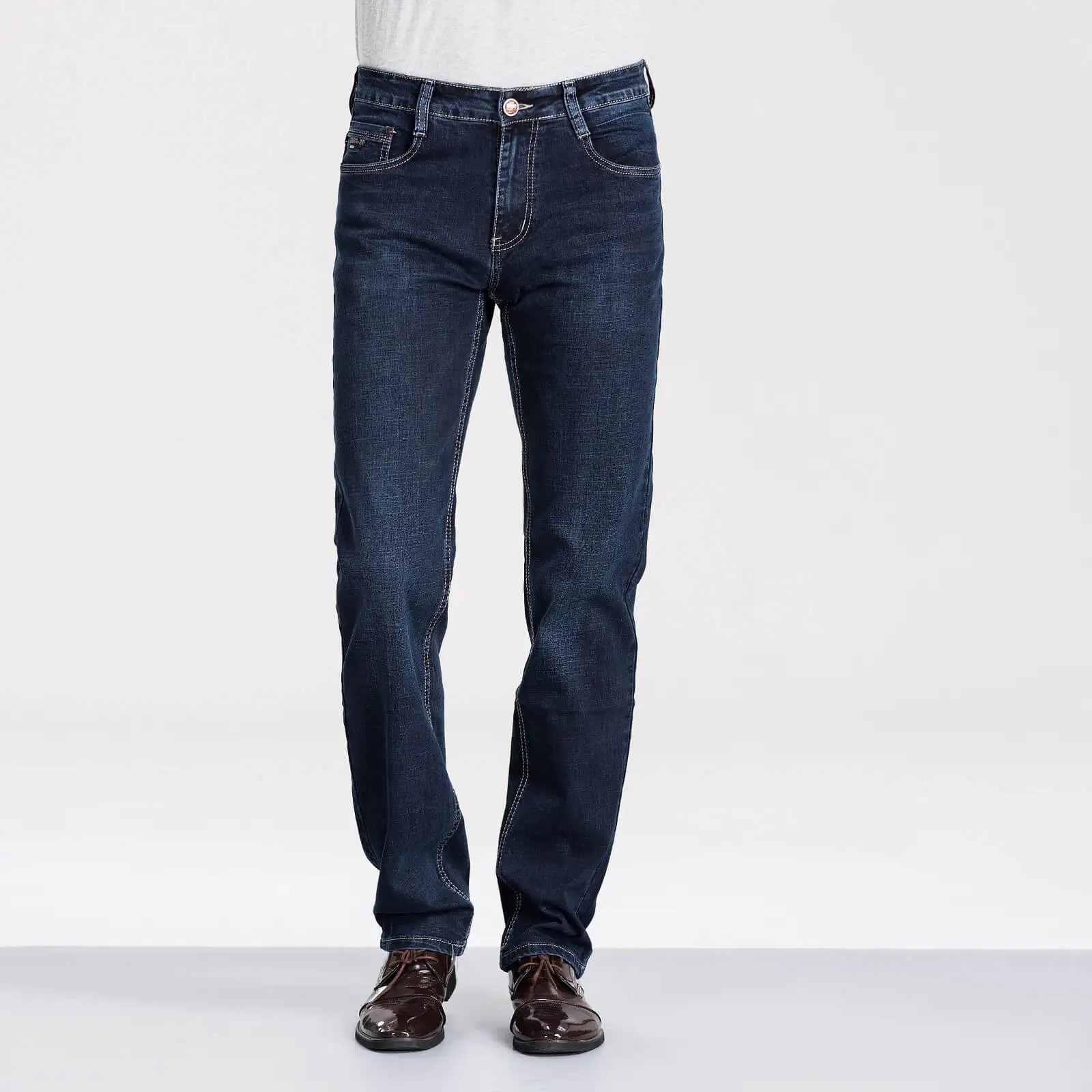 Dsq 100% Cotton black jeans man Moto Biker jeans Straight Full Length 2019 Hot style New Fashion Pantalon Jean Hombre MPZ 808