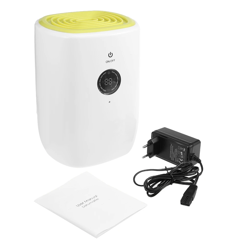 

Electric Mini Portable Air Dehumidifier for Home LED Display Electric Room Dehumidifier Air Purifier Machine 800ml Big Capacity