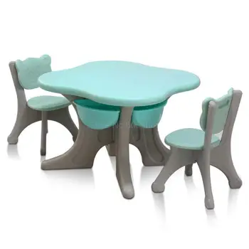 

8800 Children's table and chair set home baby table ins kindergarten writing desk early education game table toy table