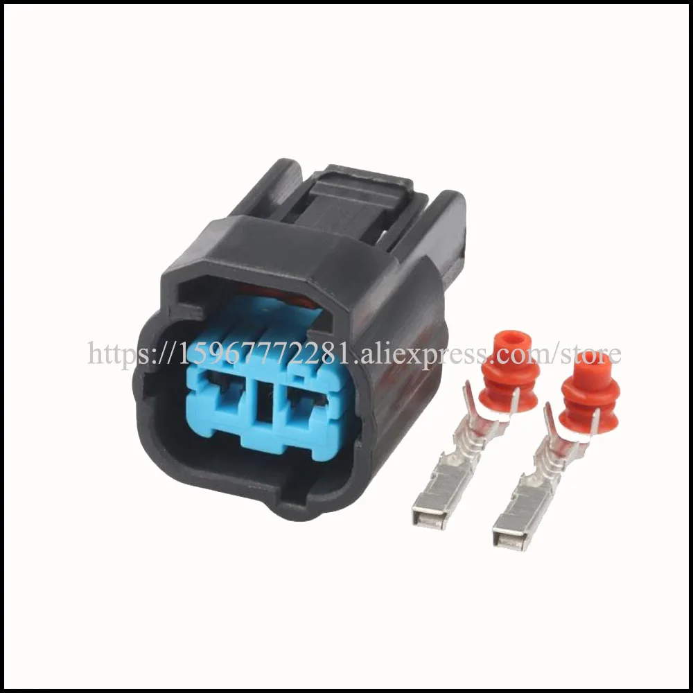 

100SET DJ7027Y-2-21 car Connector Terminal plug connector jacket auto Plug socket 2 pin female Connector Fuse box 6189-0552