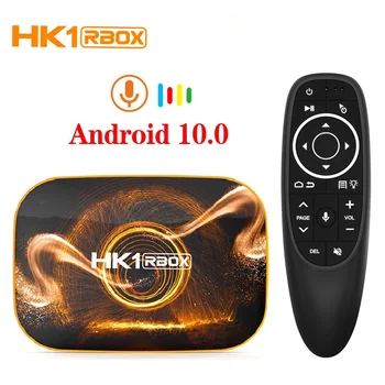 

HK1 RBOX R1 Smart TV Box Android 10.0 RK3318 4GB 64GB Set Top Box 2.4G 5G Wifi Bluetooth 100M Lan 4K Media Player VS HK1 Box
