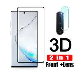 2 в 1 для samsung Galaxy Note 10 Pro камера защитная пленка 3D протектор экрана защитное закаленное стекло для Galaxy SM Note10 Pro