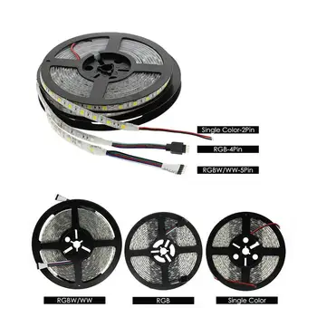 

DC 24V Light LED Strip 5050 RGB RGBW RGBWW Led light 24 V 5 M 60LEDs/m Flexible Neon Tape Waterproof LED Lamp Strip TV Backlight