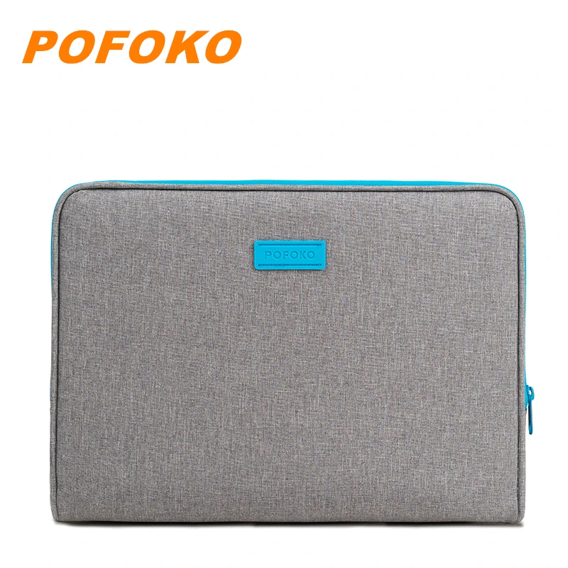 Pofoko бренд ПК ноутбука сумка для 12 &quot 13&quot 14 15 15.6 дюймов Водонепроницаемый рукава