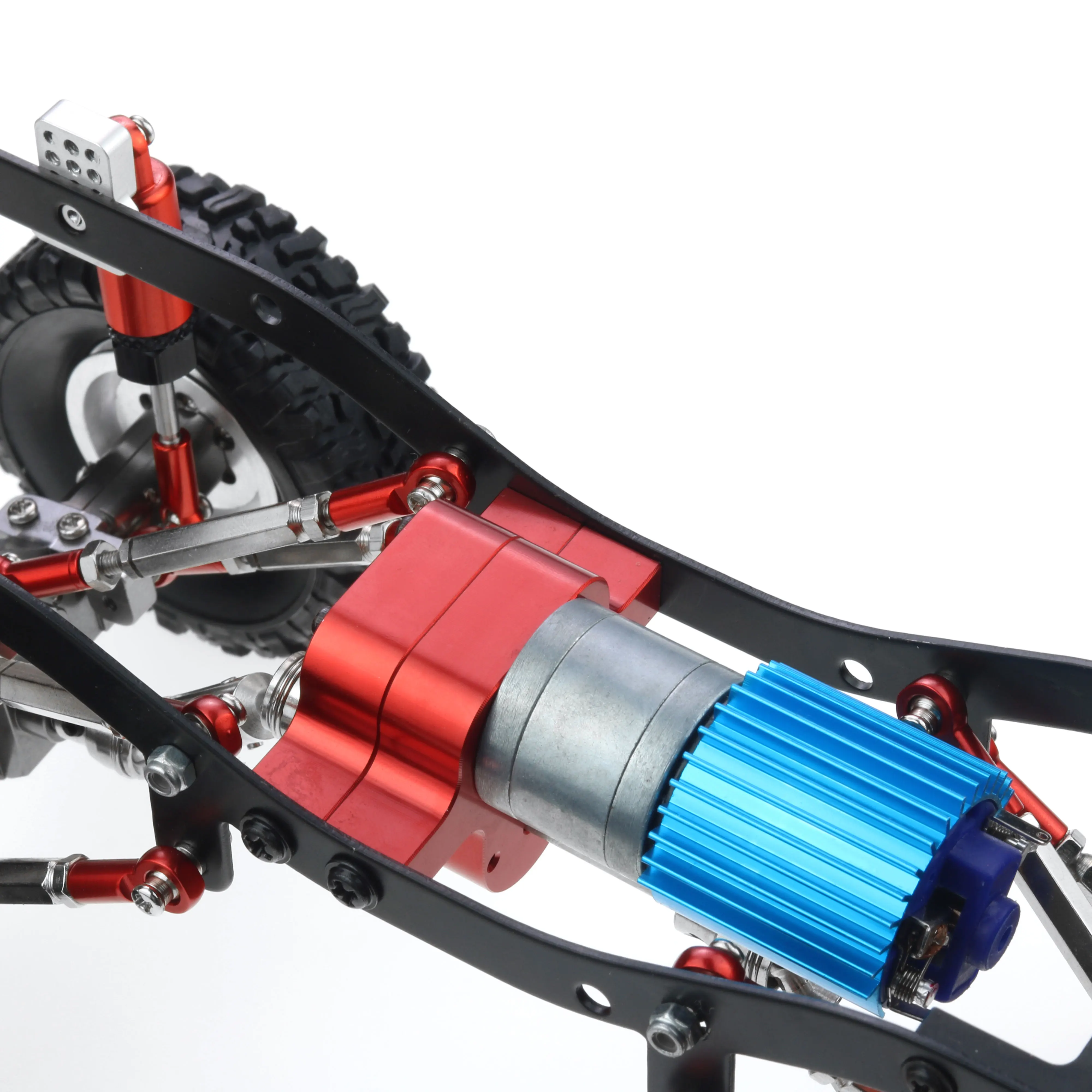 Metal Transmission Gearbox 370 Motor for WPL 1/16 RC Car B14 B16 B24