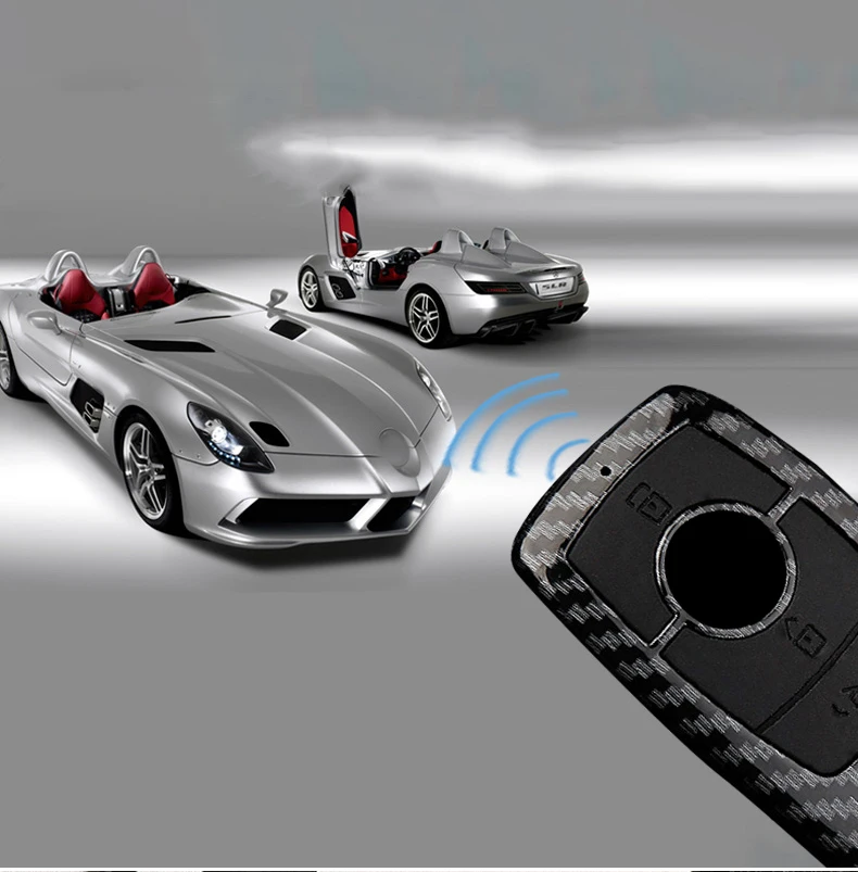 Cover chiave telecomando per Mercedes Benz 2017 2018 E Serials E300 E200 E220 Maybach S320L S450 S350 W204 W210 W124 W203 - H7a398d01b707492e811ffb3760e4f85aM