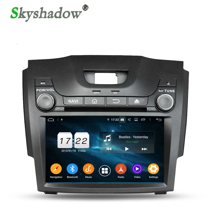 1280*720 DSP Android 11.0 4G + 32G Car DVD RADIO Player Wifi Bluetooth 5.0 GPS map For Chevrolet Colorado S10 Isuzu d-max MU-X | Автомобили