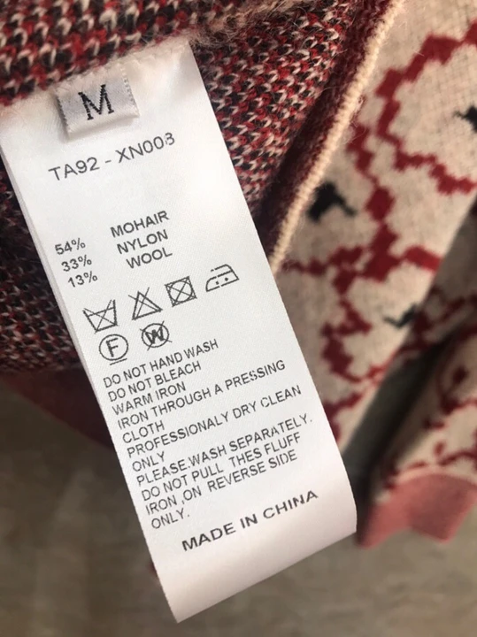 Новинка года; сезон осень-зима; женский свободный жаккардовый вязаный свитер; 1028