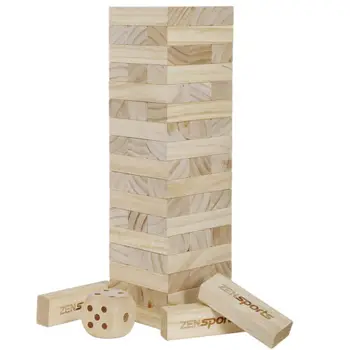 

Toppling Tumble Tower Outdoor Indoor Game Set Party Amusement All Ages Unisex
