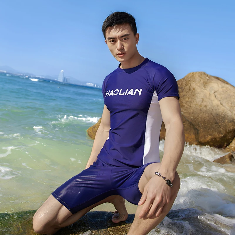 メンズ水着 プラスサイズ 水着 ツーピース水着 ラッシュガード サーフ スイマー用 Aliexpress Sports Entertainment
