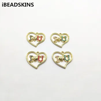

New arrival! 21x24mm 50pcs Heart-shape Charm/Connectors for Necklace,Earrings parts,Accessories,hand Made Jewelry DIY