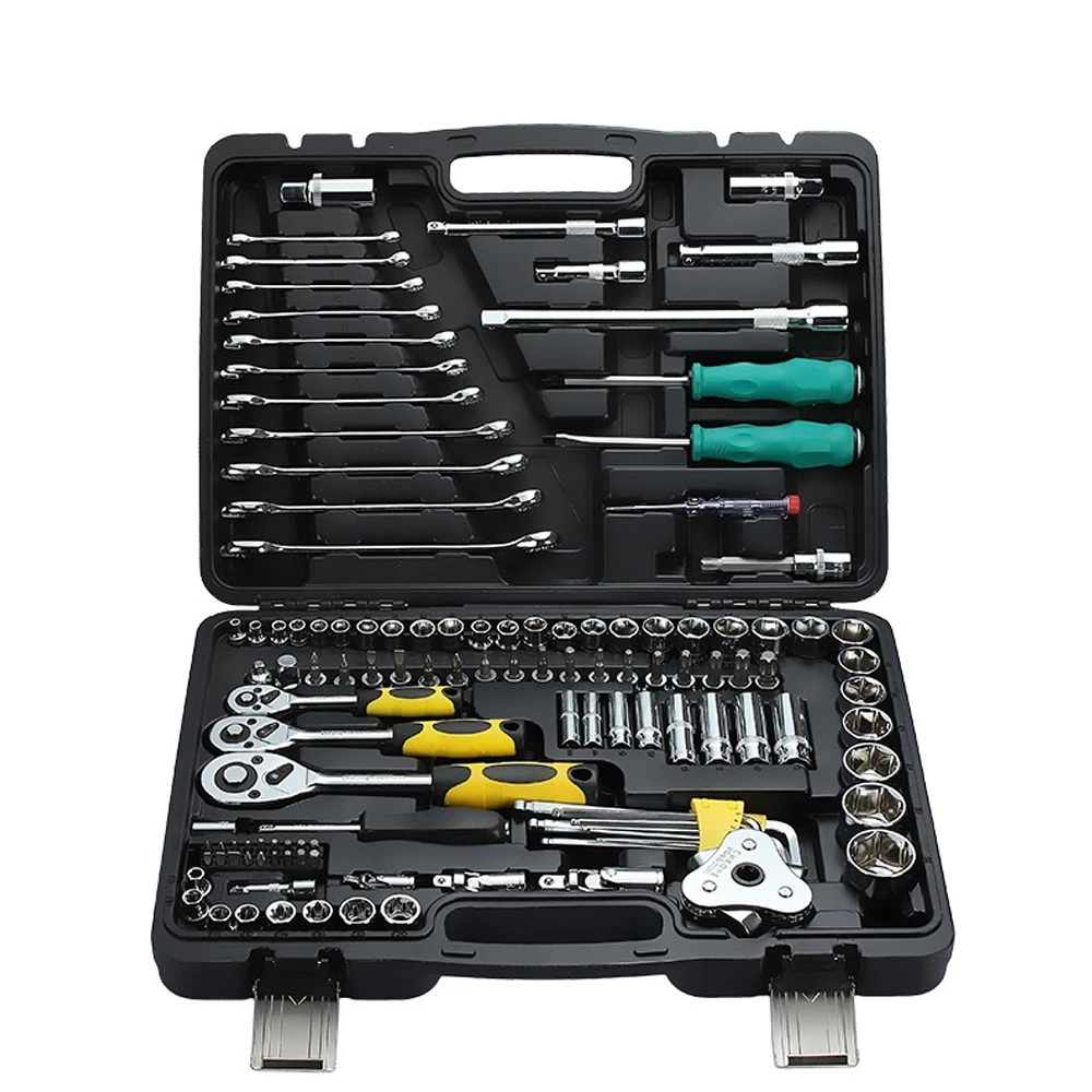 

Hand Tools Multifunction Tool Set for Car Repair Ratchet Spanner Wrench Socket Set Professional Car Repair Tool Kits