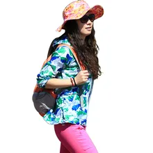 Открытый стиль Женская набивная кожа пылезащитный плащ анти-проливание Быстросохнущий дышащий солнцезащитный плащ с капюшоном