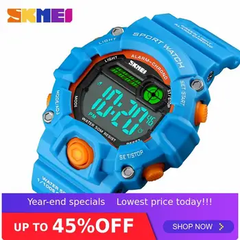 

SKMEI 1484 Children Kids Digital Electronic Wristwatch Students Boys Girls Waterproof Sports Wrist Watch Alarm Stopwatch