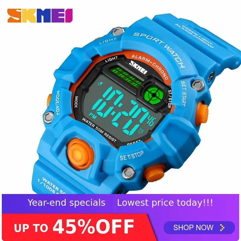 SKMEI 1484 детские цифровые электронные наручные часы студенческие