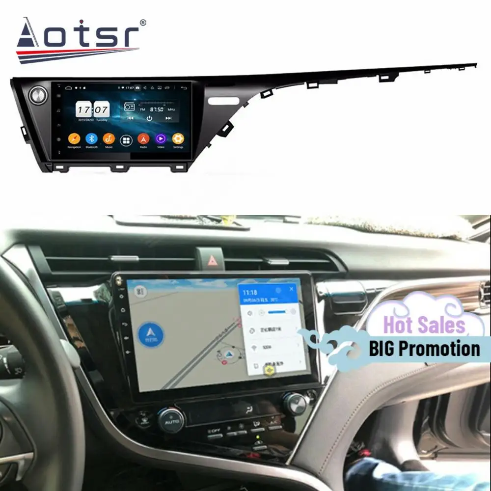 

128G Carplay Multimedia Stereo Android 10 Player For Toyota Camry 2018 2019 GPS Navigation Auto Radio Receiver Screen Head Unit