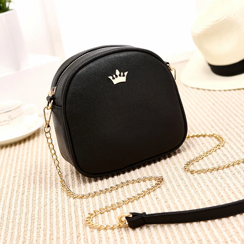 

2019 JIULIN Chain Bag Girls Spring and Summer Fashion Bag Tide Single Shoulder Bag Mini-round Bag Skew Bag