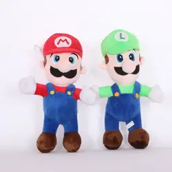 2 шт./лот Super Mario Luigi & Марио плюшевая игрушка мягкая набивная кукла Животные игрушки для Для детей подарок на день рождения