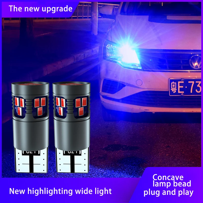 2PCS T10 W5W LED �ڵ��� ��� ���� ���� ���� 2016 SMD �ڵ� ���׸��� ���� �� �� ���� �׼����� Ʈ��ũ ����Ʈ 6000K
