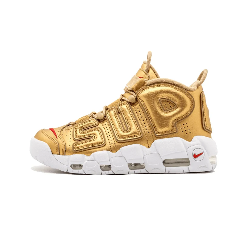 Air More Uptempo мужские баскетбольные кроссовки Новое поступление подлинные уличные спортивные кроссовки обувь