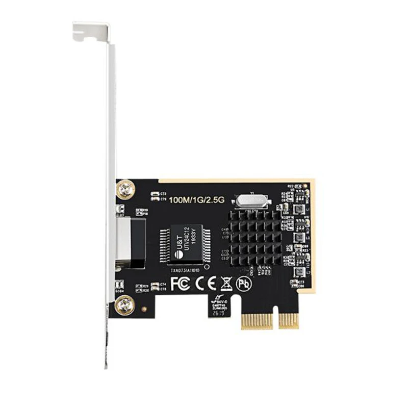 2500 Мбит/с PCIE сетевой карты 10/100/1000 Мбит/с RTL8125 RJ45 гигабитный сетевой адаптер 2,5G PCI-E игровая Карта LAN Прямая