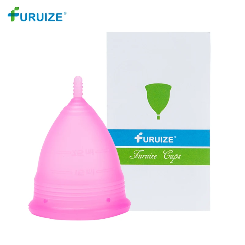 1pcs Pink Женская чашка, многоразовая, гигиеническая, Женская чашка,, медицинский класс, силиконовая, менструальная чашка для женщин, забота о здоровье, копа, менструальная - Цвет: 1pcs Pink