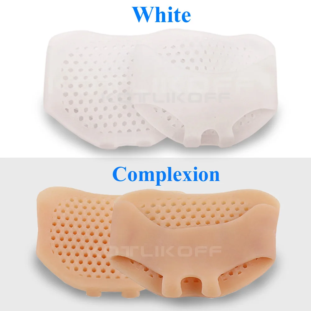 Silicone Insoles For Shoes Gel Padded Forefoot Insoles For Heel Shoes Pad Breathable Soft Care High Heel Shoe Insole Insert shoe insoles