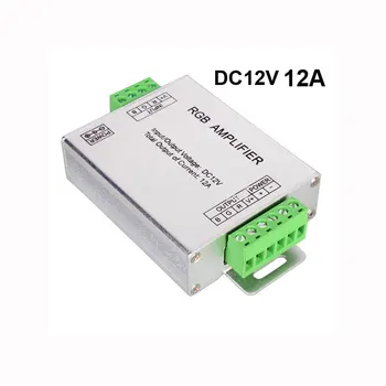 

DC 12V 12A LED RGB Signal Amplifier 4A each color for SMD 3528 5050 Strip Light lamp