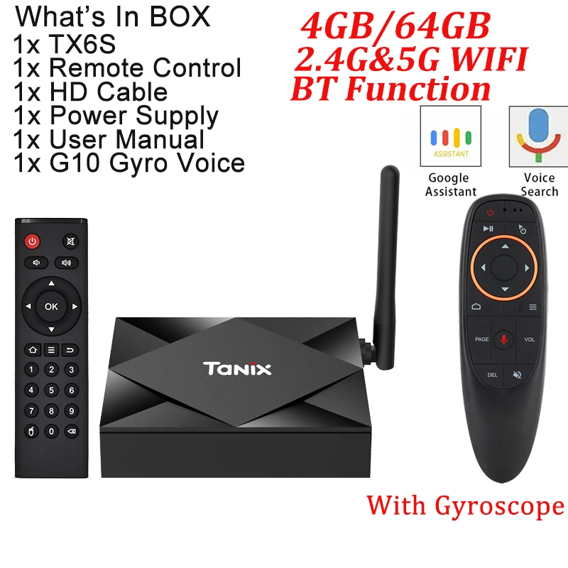4G 64G add G10 Presale TX6S Tanix Android 10,0 ТВ приставка H616 чип TX6 4 Гб 64 Гб Смарт ТВ приставка медиаплеер двойной WiFi Bluetooth 8K ТВ приставка - Цвет: 4G 64G add G10