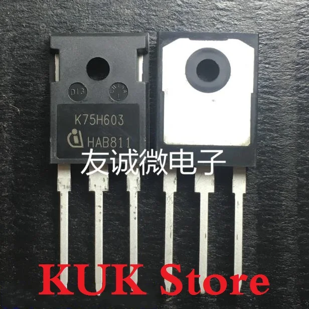 

Original 100% NEW K75H603 IKW75N60H3 600V 75A IGBT TO-247 50PCS/LOT