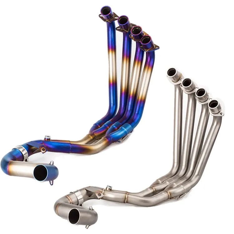 

Motorcycle Exhaust Pipe Modified Front Semi-Blue Stainless Steel Front CBR650F CBR650 CBR650R