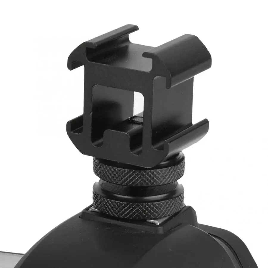 Тройной Горячий башмак база адаптер расширенный держатель для микрофона монитор СВЕТОДИОДНЫЙ видео свет для Canon Nikon sony Dslr камеры