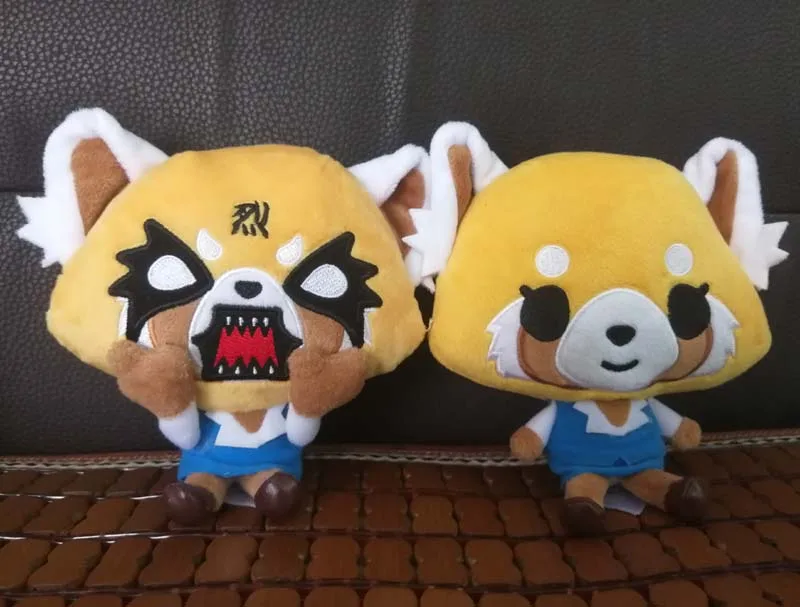 Japan Aggretsuko Aggressive Retsuko Plush Toy Stuffed Doll an aggressive orening repertoire for the clud player калиниченко н