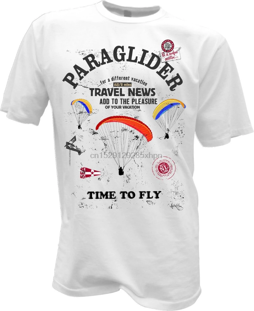Летняя футболка 2019 летняя Авиатор-параплана Gleitschirm RC Fliegershirt Fallschirmspringer Para 41 |