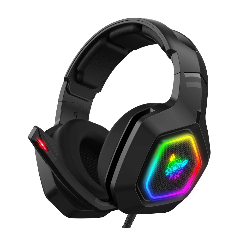 Onikuma K10 Professional Gaming Headset Rgb Backlight Pc Ps4 Xbox Wired Headset Noise Cancellation With Mic Stereo For Gamer Headphone Headset Aliexpress