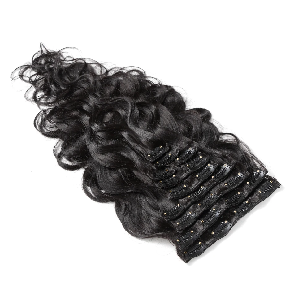 Rosabeauty-10-Pieces-Set-Clip-In-Human-Hair-Extensions-Body-Wave-Natural-Color-140G-Remy-Hair (1)