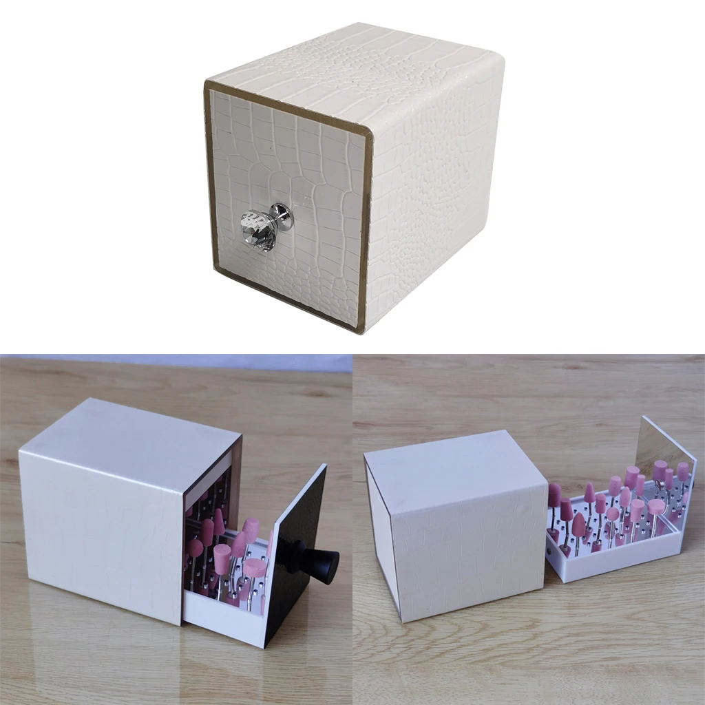 Professional Acrylic Clean Box ? Cleans Nail, Hair, Salon and Spa Equipment Small Parts, For Nail Art Drill Bits Box