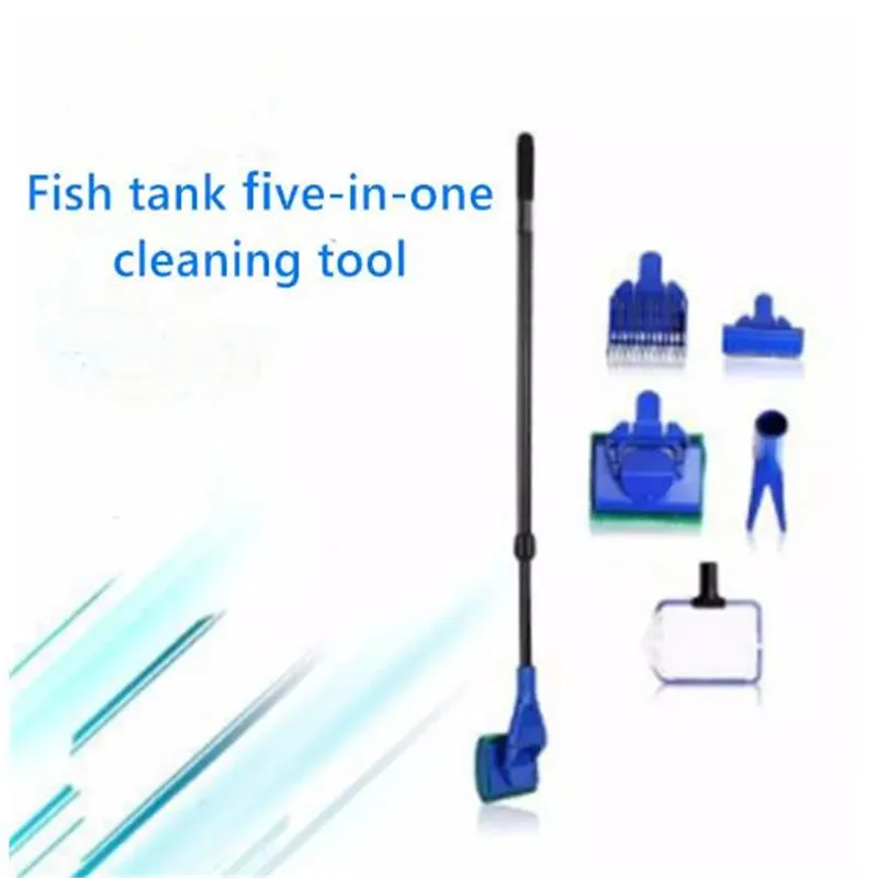 

Longer Aquarium Scrubbing Water Supplies Aquarium Scenery Tools Long Handle Scrubbing Brush