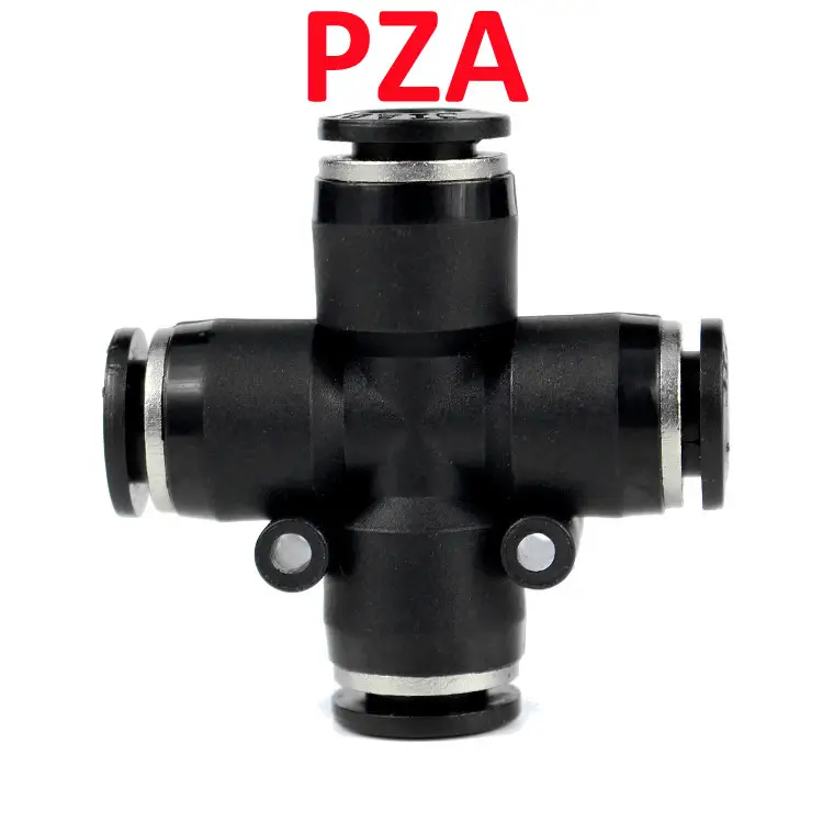 High Quality Black Pneumatic Fitting Pipe Connector Tube Air Quick Fittings 3/4/6/8/10/12/14/16mm PU PY PK PE PV SA HVFF  PZA PM - Image 12