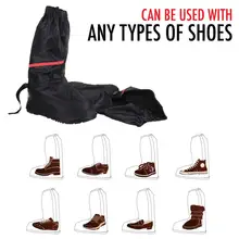 Женская и мужская обувь, водонепроницаемая, утолщенная, нескользящая, высокая обувь, покрытие для путешествий X85