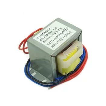 

EI66-70W Type Power Transformer 70W 70VA 220V to 12V*2 Dual 12V 3A Pure Copper Wire AC