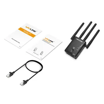 

WavlinkWL-WN575A3 1200Mbps Wifi Router 2.4GHz 5GHz Dual Band Repeater with 4 Aerials AC1200 High Power Wifi Signal Amplifier