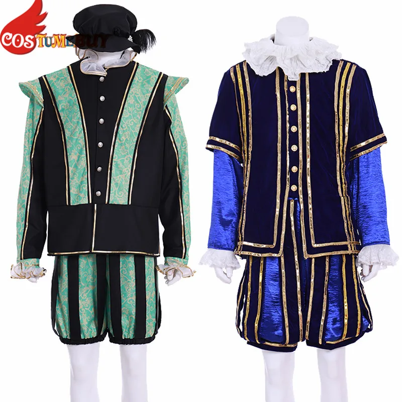 Costumebuy Victorian Tudor Prince Costume Rinascimentale Medievale Tudor Elisabettiano Artista Uomo Vestito Su Misura