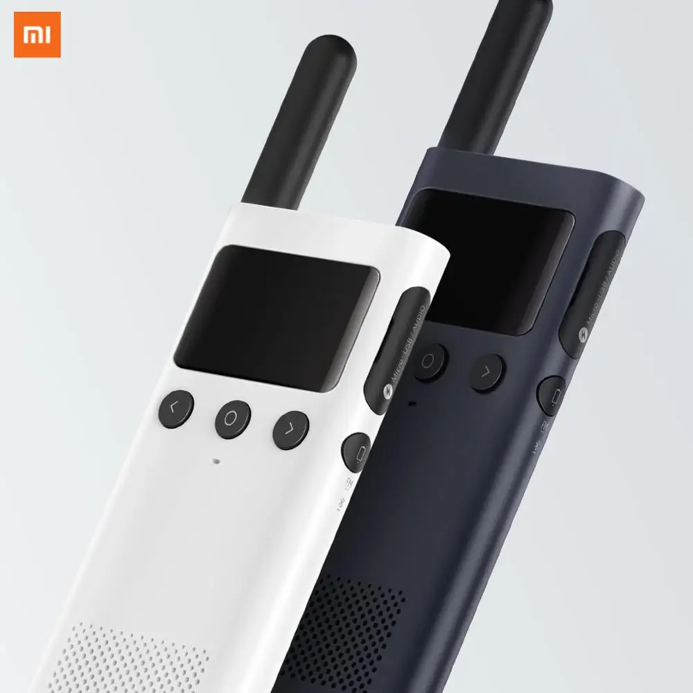 2020 Xiaomi Mijia Smart Walkie Talkie 1S с FM-радио динамиком управлением через приложение |