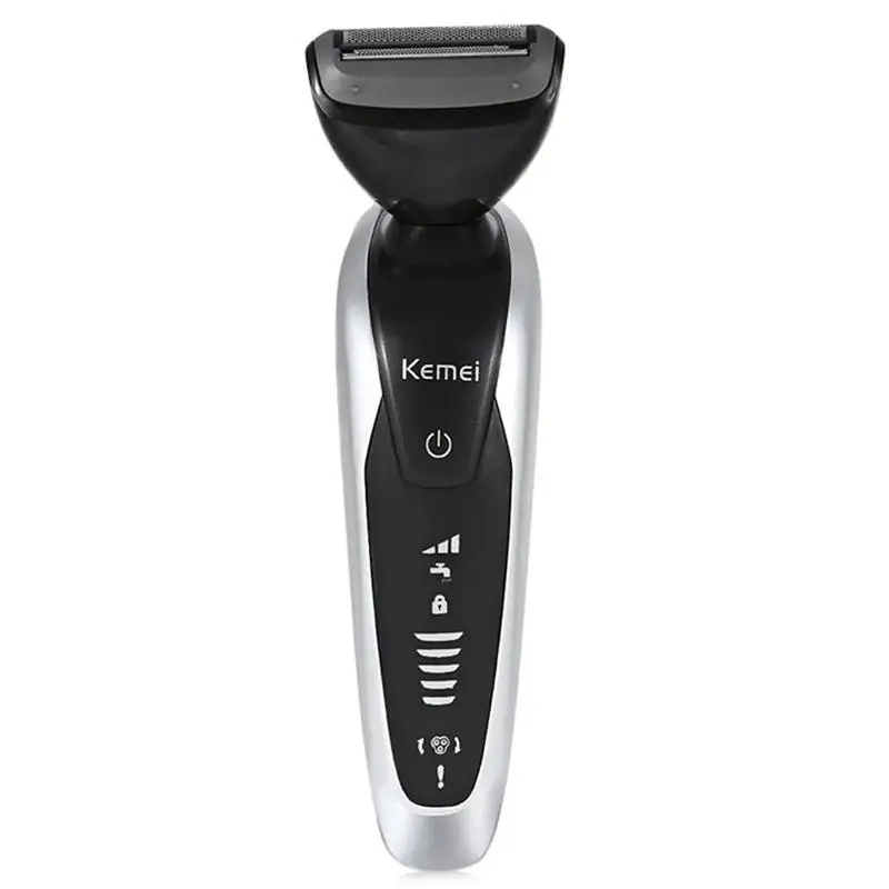Kemei Men Electric Shaver Multifunction Beard Trimmer 7 in 1 Rechargeable Razor for Men Shaving Machine Toothbrush Hair Clipper