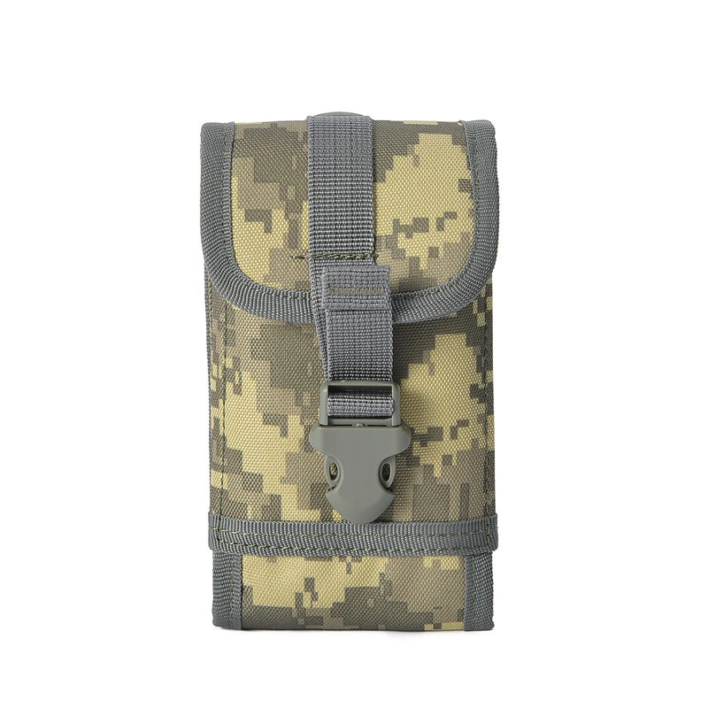Нейлоновый Тактический Рюкзак Molle чехол для телефона на ремне чехлы для телефонов для улицы для верховой езды, туризма, охоты, кемпинга, спортивной сумки для инструментов - Цвет: ACU